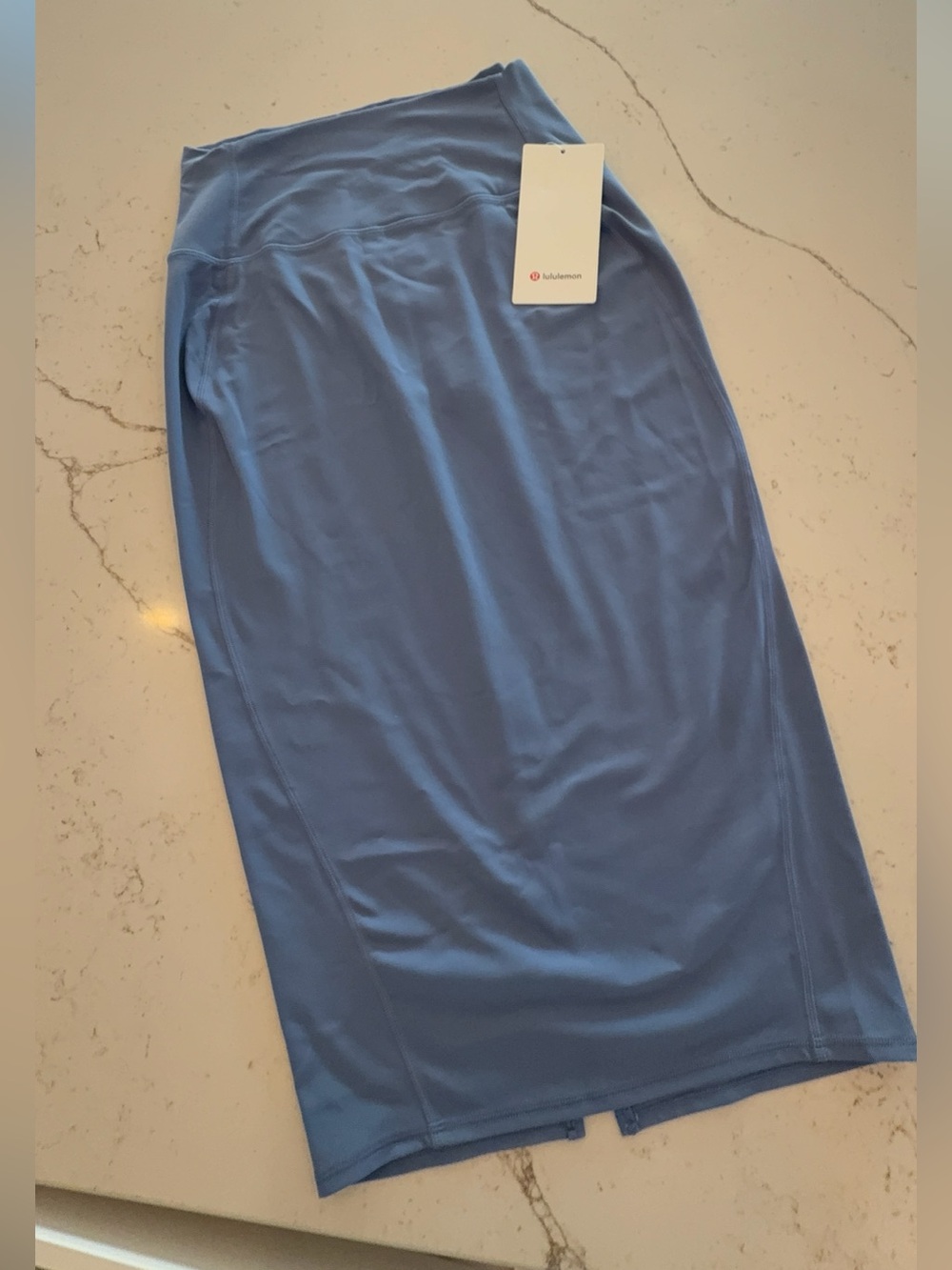 NWT Lululemon athletica Periwinkle Blue Midi Skirt size 6